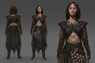 create character concept art or illustration for you