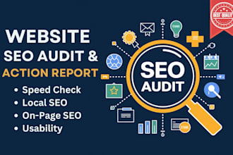 do technical seo audit report and detailed action plan