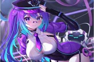 do live2d vtuber model and rigging using live2d streaming