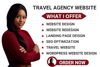 design travel agency website, agency website tour booking website travel agency