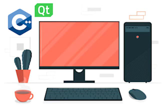 develop desktop cpp, qt applications