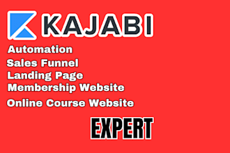 kajabi automation kajabi website design kajabi online course kajabi expert