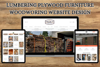 build lumbering website plywood shopify store woodwork furniture website