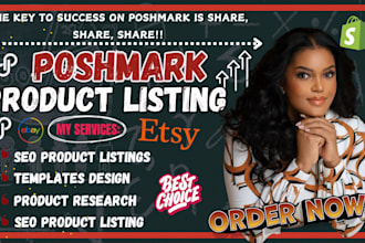do poshmark listing, ebay products listing, cross listing, poshmark dropshipping