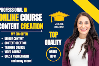 online course content course creation coaching program training manual ppt slide