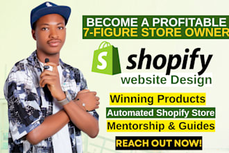 revamp and build profitable shopify drop shipping store, automated shopify pod