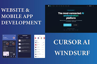 be your full stack developer using cursor ai and windsurf ai and mobile apps