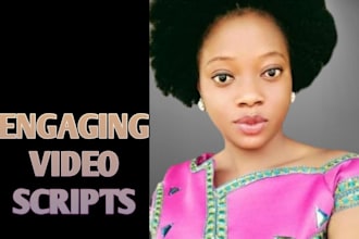 write a brilliant killer script, video scriptwriter,audio,youtube scriptwriter,