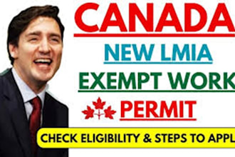 do lmia job approve, job offer, work permit, resume, job interview, and visa