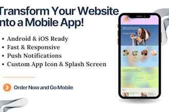 turn your website into a high quality mobile app for android and ios