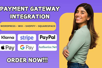 integrate stripe, paypal, razorpay, to woocommerce  fix shopify payment gateway