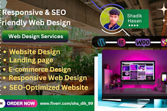 responsive, SEO optimized web design services for businesses