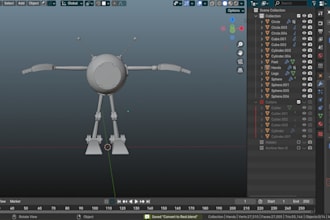 make a simple low poly 3d character for you