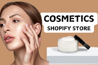 design cosmetic shopify store skincare store skincare website cosmetic website