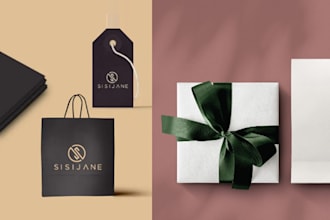 do luxury skin care, spa salon, massage, beauty and cosmetics logo design