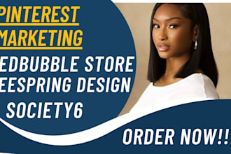 promote redbubble store etsy teespring zazzle society6 shopify using pinterest