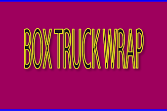 design professional, outstanding box truck wrap, food truck  stylish food truck