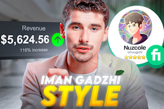 design thumbnails like iman gadzhi