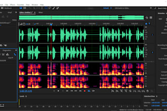 clean up and repair audio using advanced spectral editing