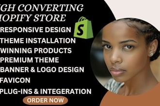 design a responsive shopify store, shopify store redesign, shopify landing page
