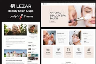 design beauty care, spa, cosmetic, massage therapy wordpress website