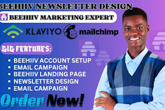 setup beehiiv newsletter design beehive newsletter klaviyo email template