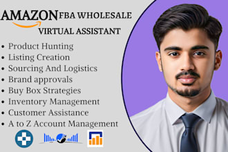 be your amazon fba wholesale virtual assistant