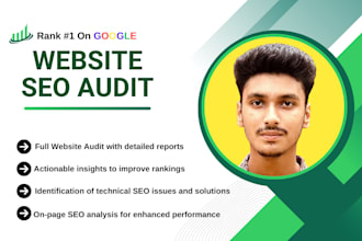 do comprehensive website SEO audit and technical fixes