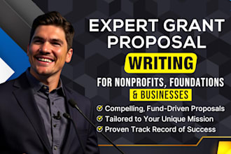 research and write persuasive grant proposal, apply for grant, funding, 501c3