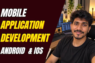 develop a cross platform mobile app using react native or expo