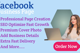 create professional facebook business page in 24 hours