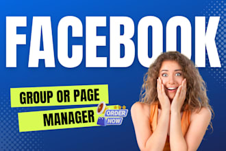 be your facebook group or page manager