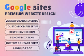 create a professional business website using google sites