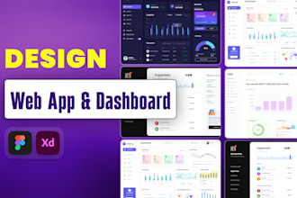 do dashboard design for saas, crm admin panel uiux design by figma