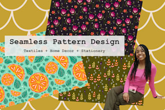 create a seamless repeat pattern design