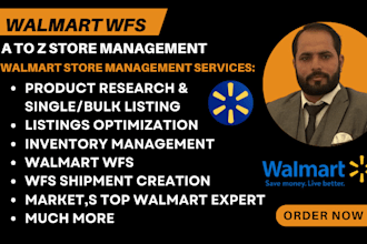 be your walmart dropshipping account management wfs wholesale expert