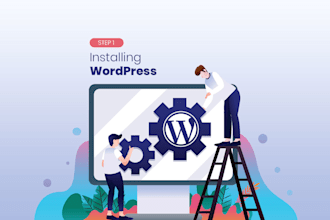 wordpress installation with theme and plugin setup