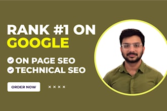 do onpage SEO technical optimization on wordpress, wix, shopify website