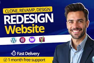 design, redesign, clone, revamp wordpress homepage