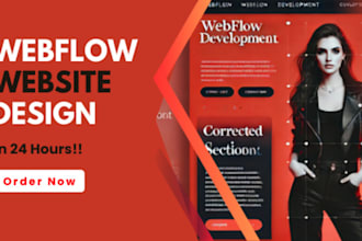 create a webflow landing page or convert figma to webflow