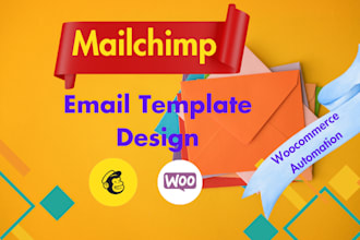 design professional mailchimp email template newsletter