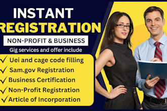 register you on sam gov get uei, cage code, non profit registration, 501c3, ein