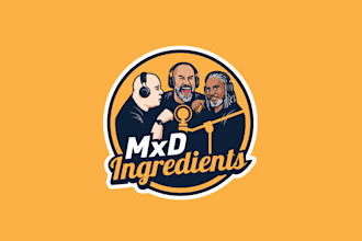 design a professional podcast logo with unlimited revision