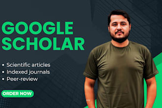 write scientific article for google scholar, peer reviewed and indexed journal