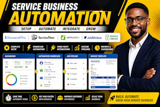 setup housecall pro servicetitan automation servicem8 jobnimbus invoice template