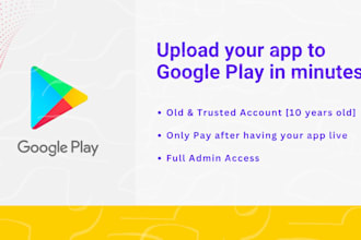 upload your app on google play