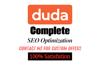 do complete duda website SEO service for google top ranking