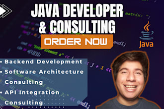be your java expert for development, troubleshooting, and consulting needs