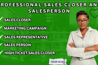 be salesperson sales representative high ticket sales closer consultative sales