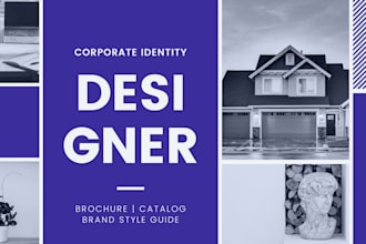 corporate identity design, logo, brand style guide, business plan